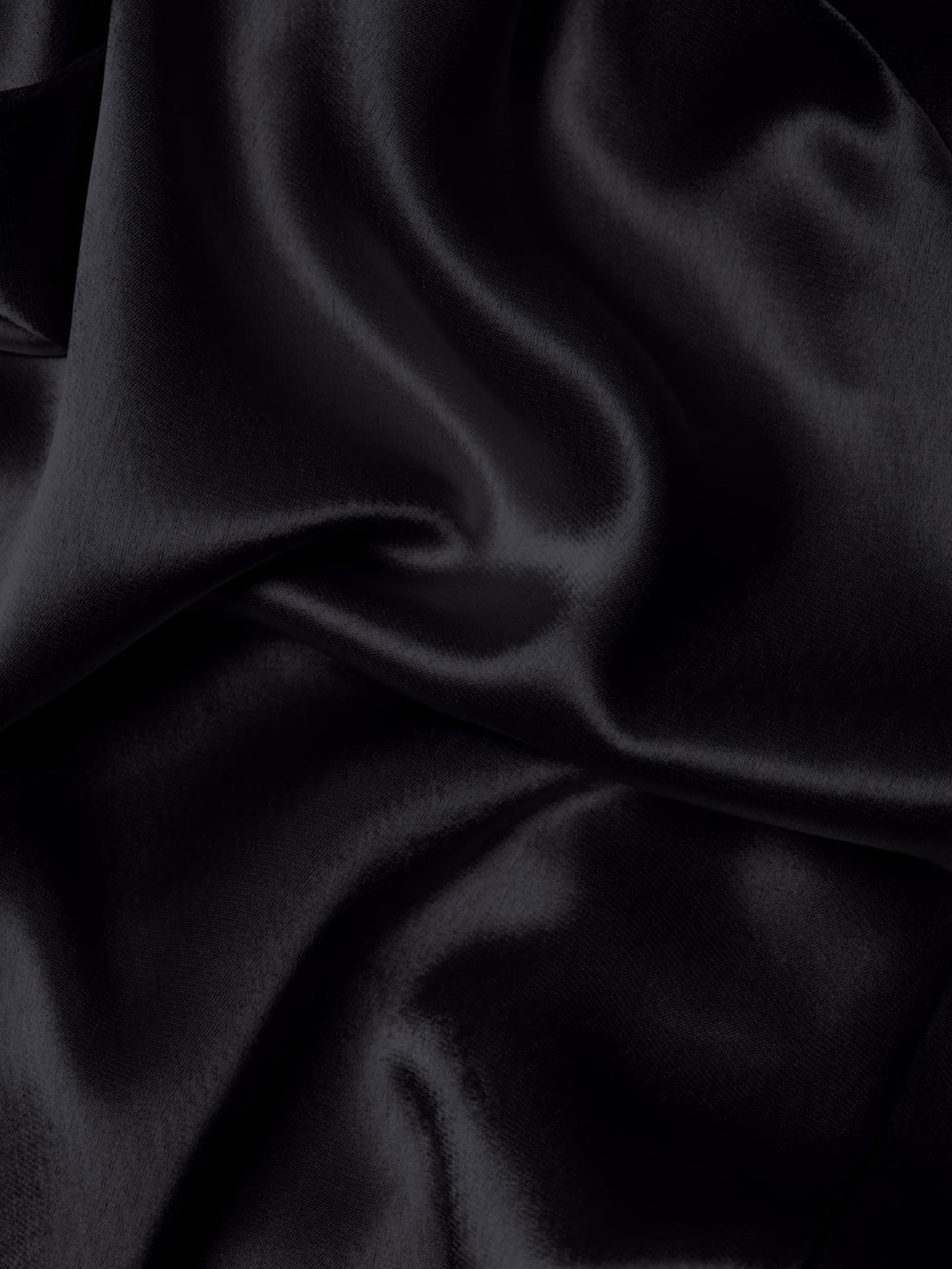 Galvan London Black Sienna Halter Satin Sash Tie Neck Wide Leg Jumpsuit luxury - Picture 9 of 16
